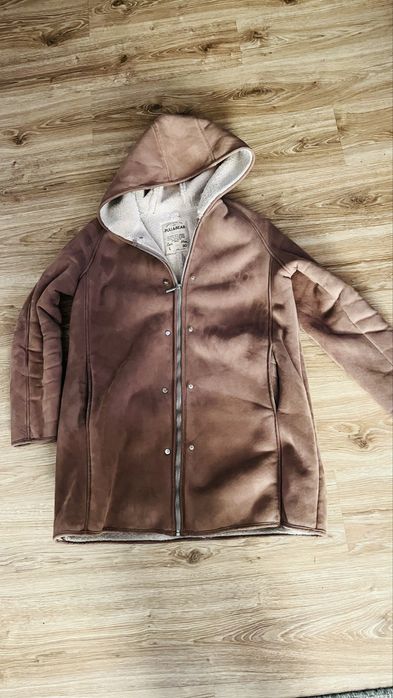 Sztuczny kożuch futro damskie męskie  L 40 pull& bear