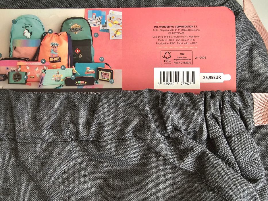 Mochila Nova - Mr Wonderful