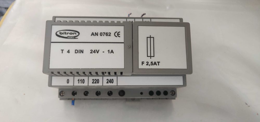 Fonte de alimentação bitron an 0762 para calha DIN 24V
