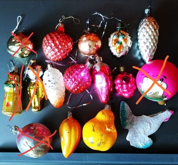 Игрушки елочные ссср