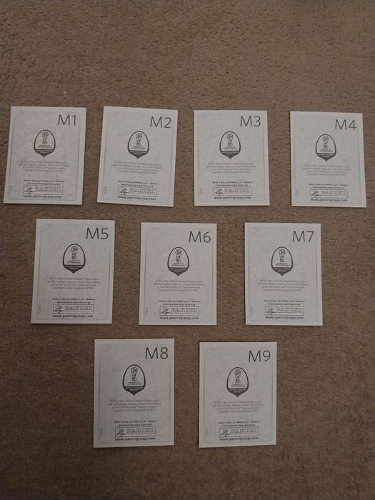 Set 9 cromos McDonald's selecção Alemanha Russia 2018