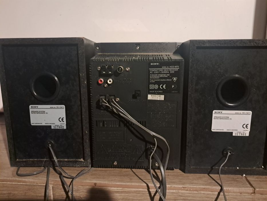 Mini wieża sony  hcd-m70