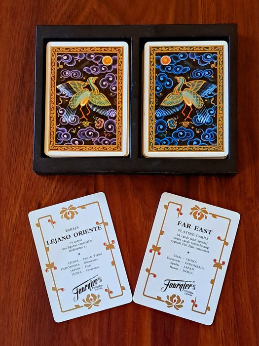 Baralhos Cartas (2) Vintage Far East