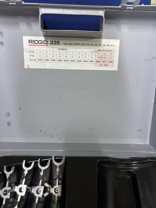 Трубогиб ridgid 326