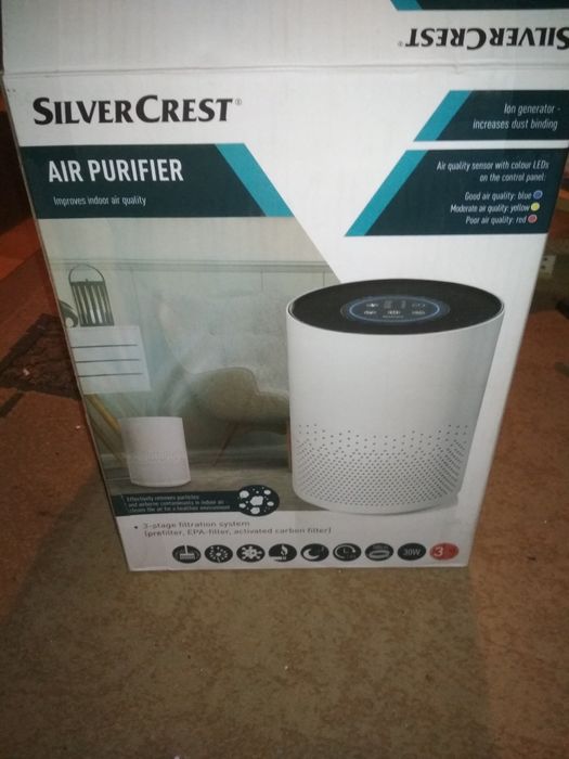NOWY nigdy NIE UŻYWANY oczyszczacz powietrza SilverCrest SLR 30 A1