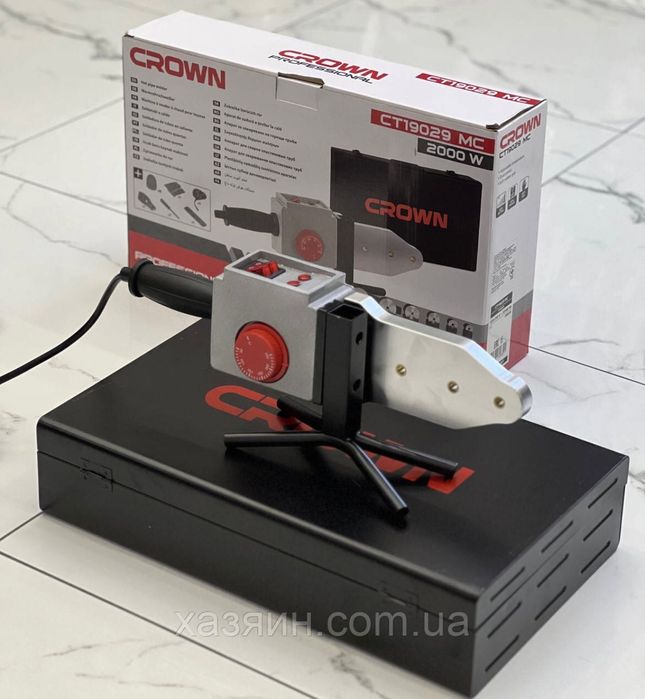 Паяльник для пластиковых труб Crown CT19029 MC (двухрежимный)
