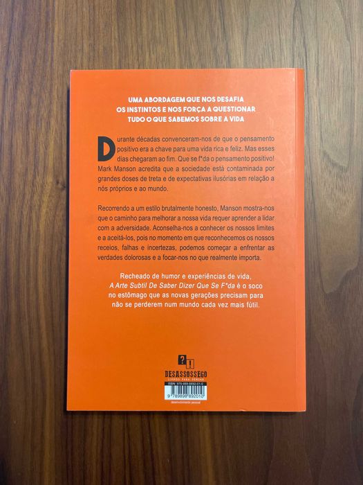 A Arte Subtil de Saber Dizer que Se F*da