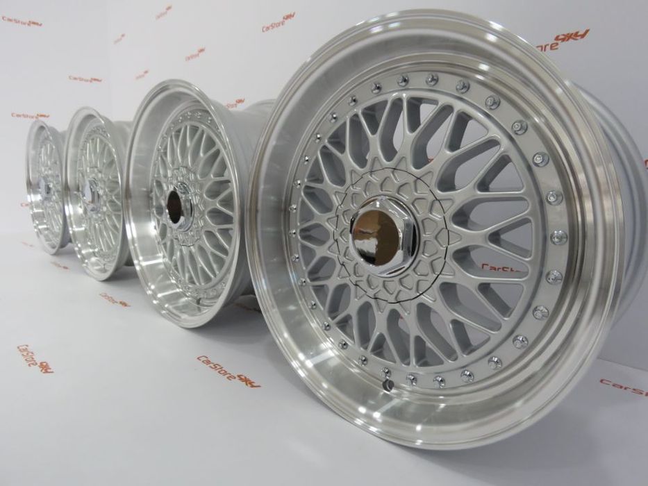 Jantes Look BBS RS 17 x 7.5 + 8.5 et20 4x100+108 Silver