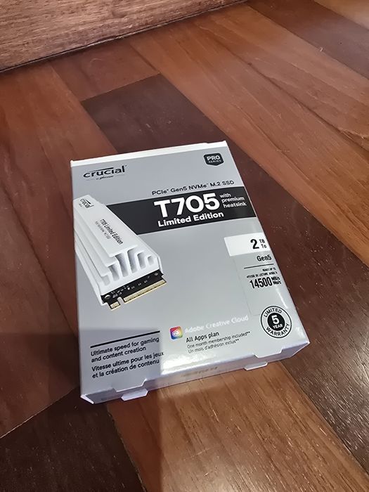 Crucial T705 PCIe Gen5 NVMe 2TB
