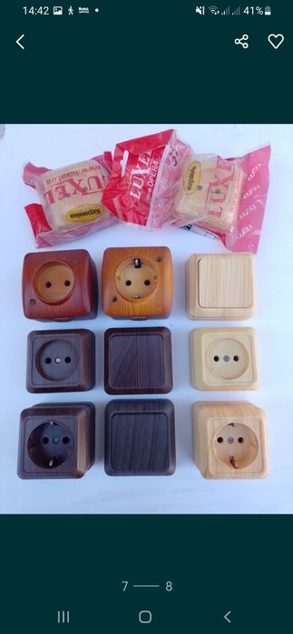 Наружні розетки та вимикачі великий вибір гарна ціна