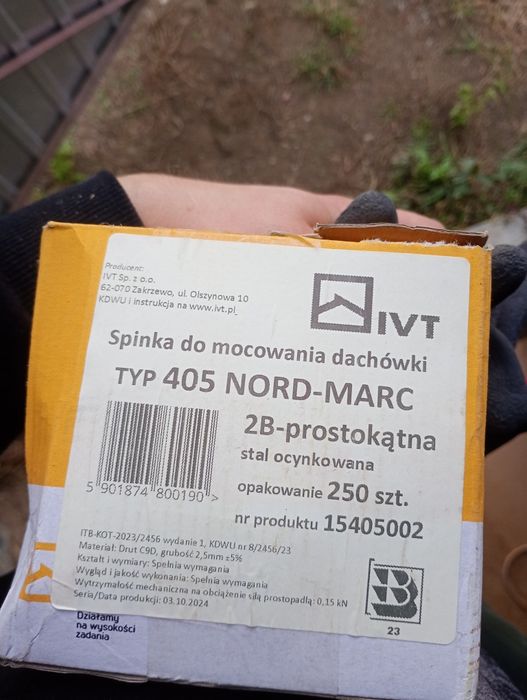 Spinka do mocowania dachówki 2 opk.