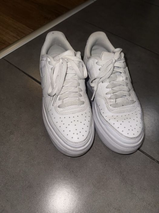 Buty sneakersy nike biale air force