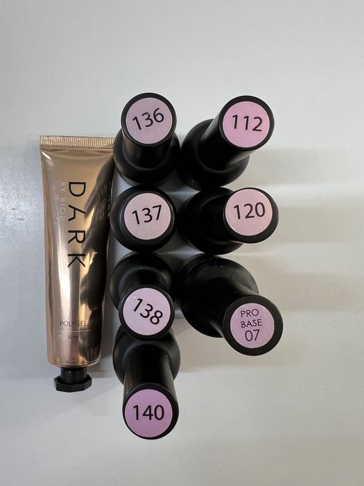 гель лаки гелі для манікюру Karo  Dark  Gama Komilfo  Dnka gloss weex