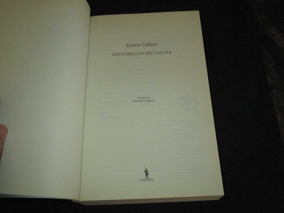 Livro História do Século XX Martin Gilbert