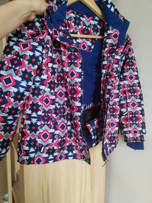 Kurtka narciarska zimowa dziecięca unisex 122/128