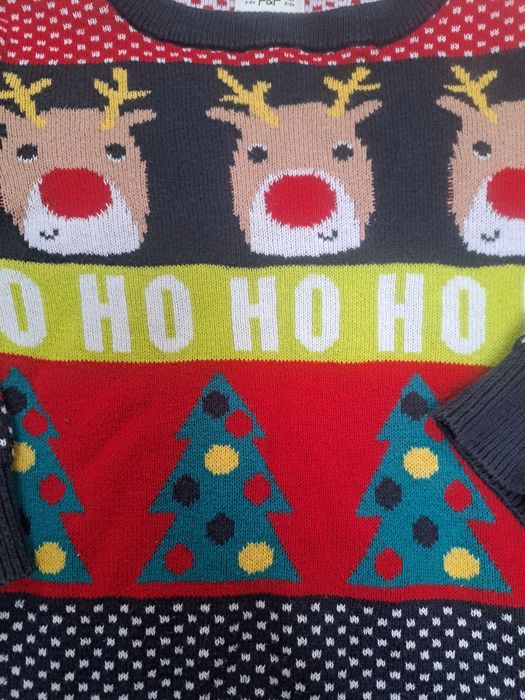 Sweterek swiateczny F&F rozm.98 + GRATIS