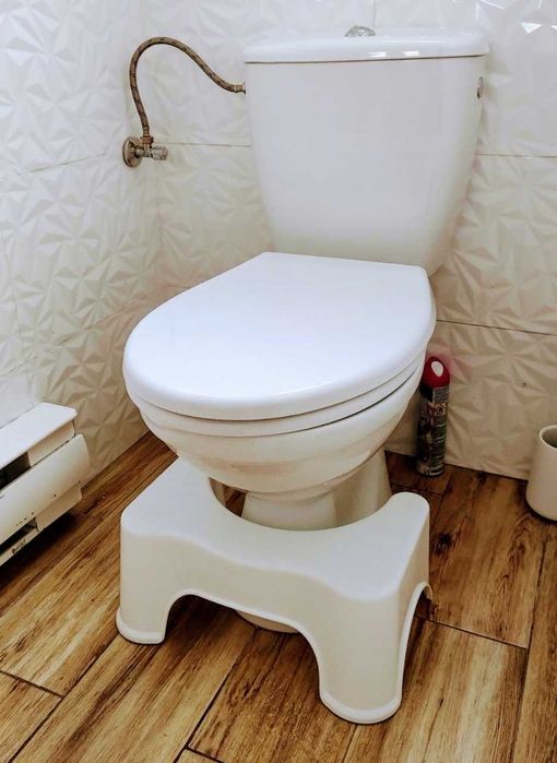PODNÓŻEK TOALETOWY PODEST Schodek Taboret Stopień Stołek Łazienkowy WC