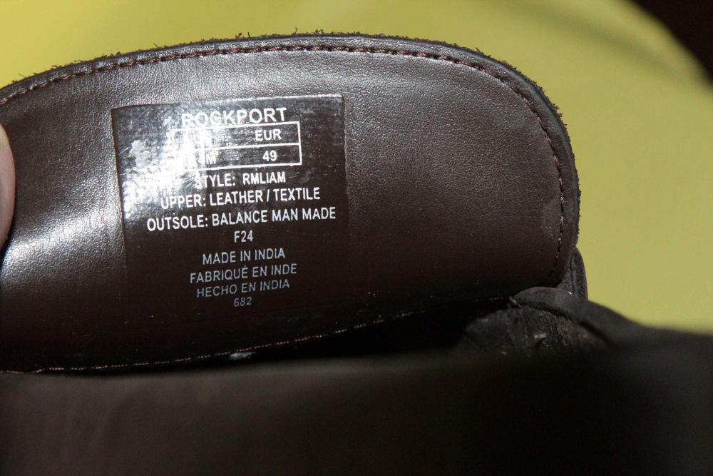 Туфлі чоловічі Rockport, розмір 48,5
