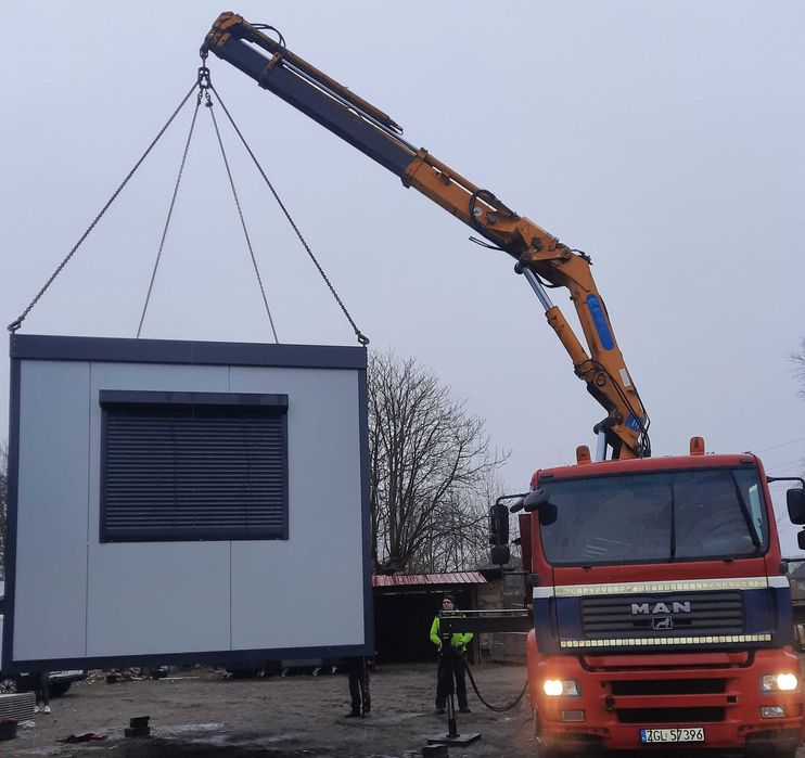 Kontener biurowy socjalny mieszkalny sanitarny domek na działkę