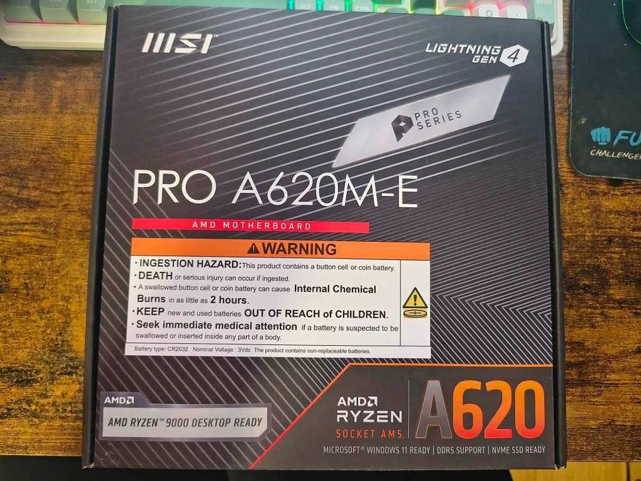 Ryzen 5 8400f + Płyta Główna MSi A620M-E