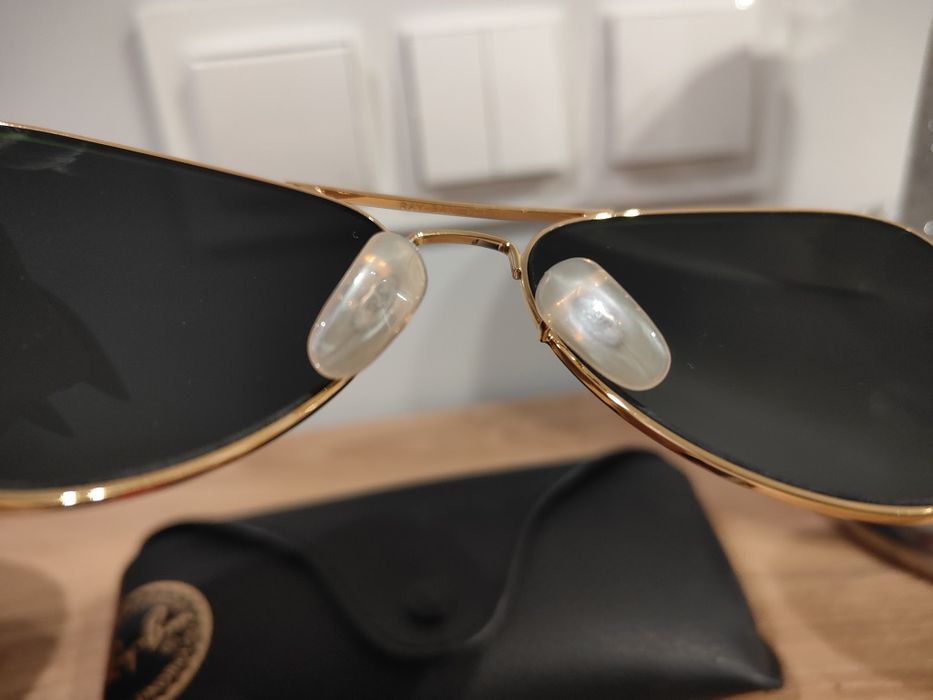 Piękne okulary przeciwsłoneczne Ray-Ban aviator lustra 3025