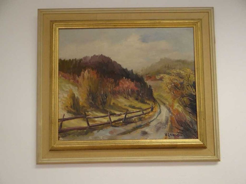 Obraz, olejny piękny ,,Droga "