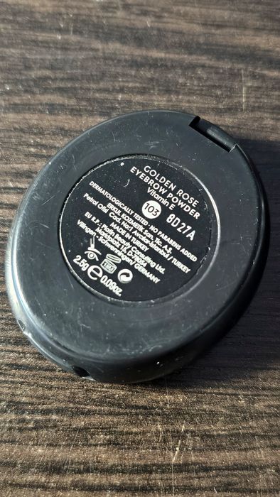 Golden Rose - Eyebrow Powder 103. Cień do brwi, makijaż brwi