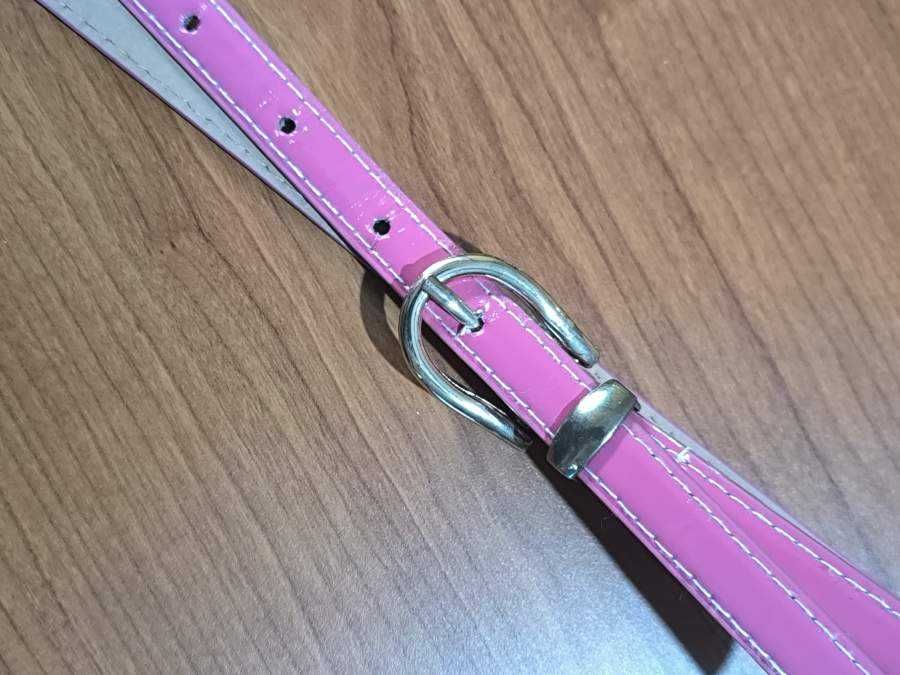 Cinto Fino Rosa Choque / Barbiecore
