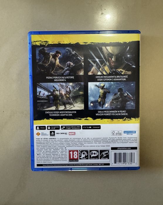 Marvel Wolverine PS5