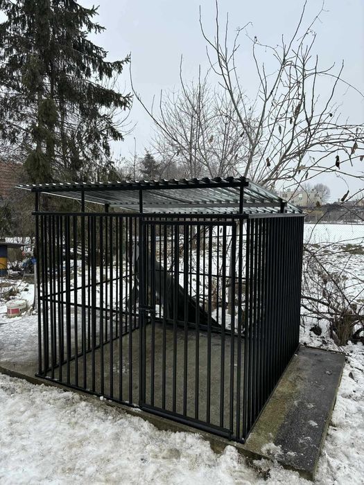 Kojec dla psa / konstrukcja stalowa_TRANSPORT