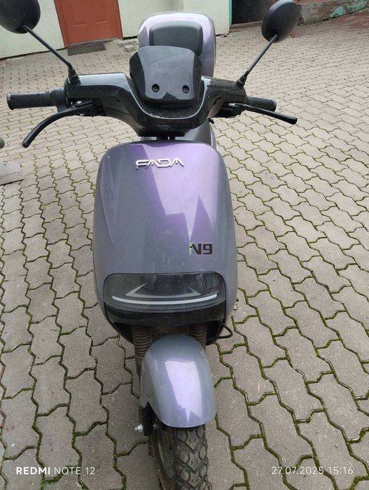 Електроскутер FADA N9 FDEB 10SLA-72 1000W. Синій космічний.