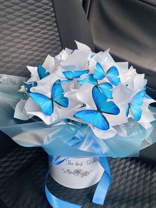 Букеты из бабочек