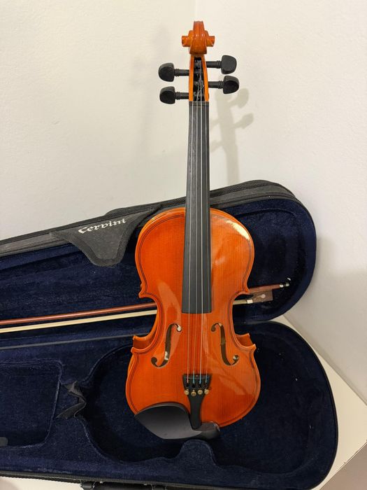 Violino CERVINI HV-100 3/4 – Como Novo | Com Arco e Estojo