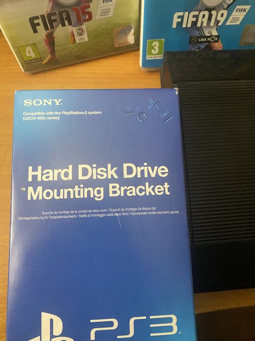 PS3 + FIFA 19/ 14/15 & World Cup Brasil + Hard drive disk 1terabyte (n64286112652545121