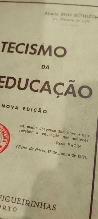 Catecismo da Educação 1945 Abade René Bethléem