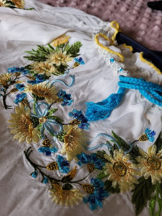 Бавовняна вишиванка ручної роботи