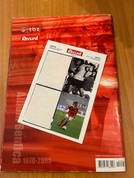 Album do Benfica - Caderneta