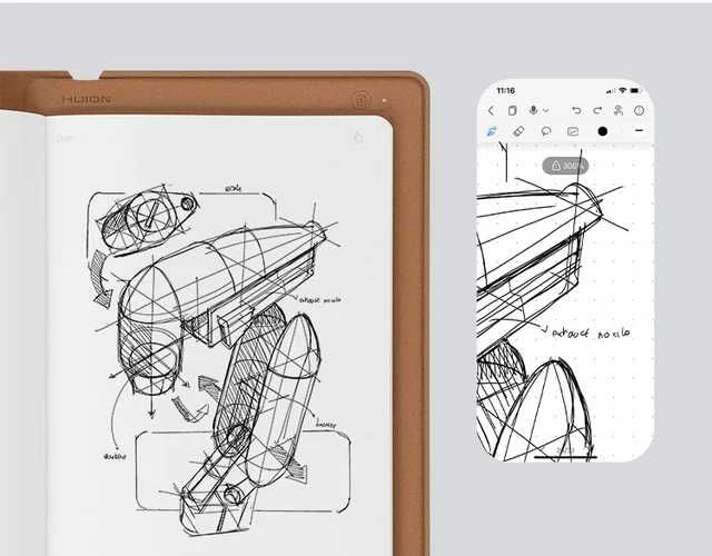 Huion Note X10 Bloco de Notas Digital