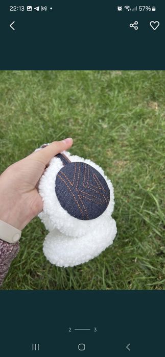 Навушники теплі, хутряні