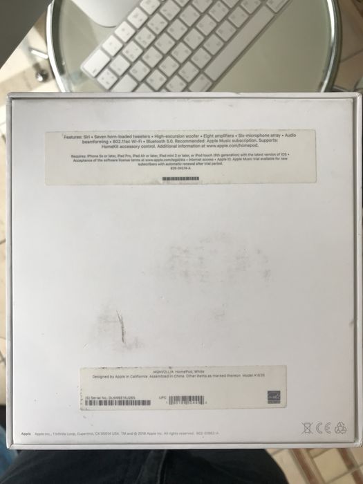 Smart колонка Apple HomePod White