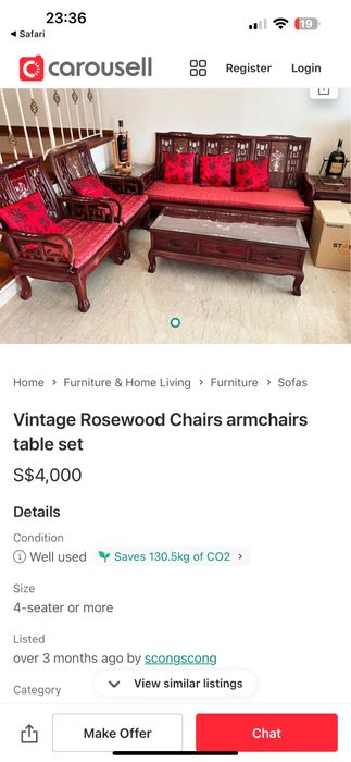 Niepowtarzalny, orientalny komplet 3+1+1+ława z masą perłową :)