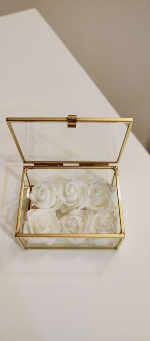 Szkatułka nowa na obrączki ślubne