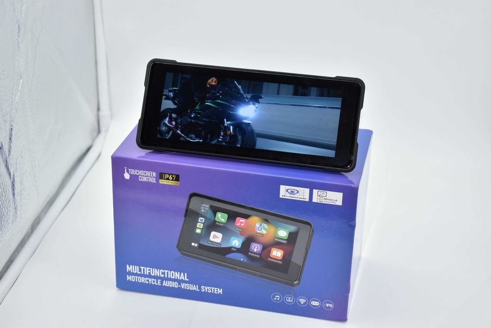 Ecrã Táctil CarPlay e Android Auto Sem Fios para Moto – Carplay Mota