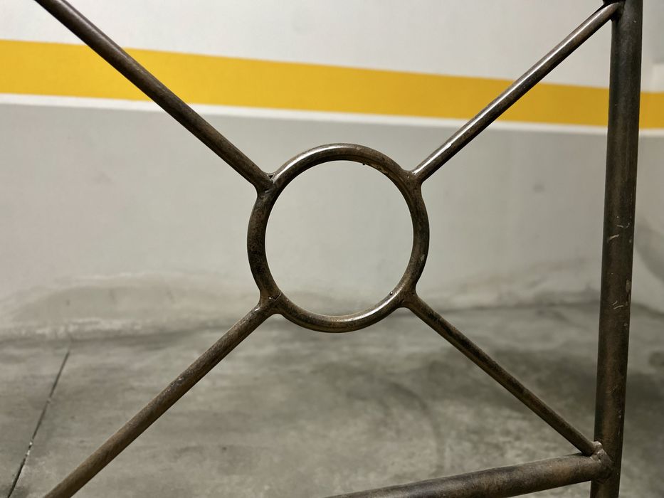 4 Cadeiras ferro forjado c/ almofada