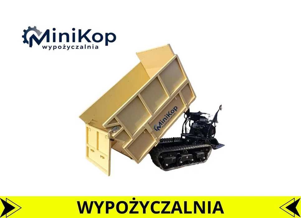 Wozidło budowlane 1000kg 0,8m3 miniwywrotka 1t WYPOŻYCZALNIA