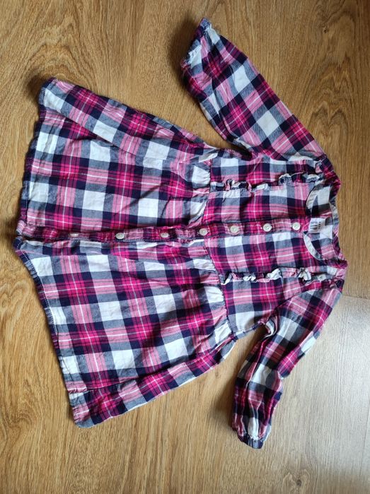 Sukienka w kratkę 12-18msc