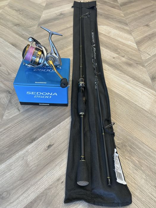 Kołowrotek Shimano Sedona 2500 HG + wędka Konger Vistar Jig 215/2-10g