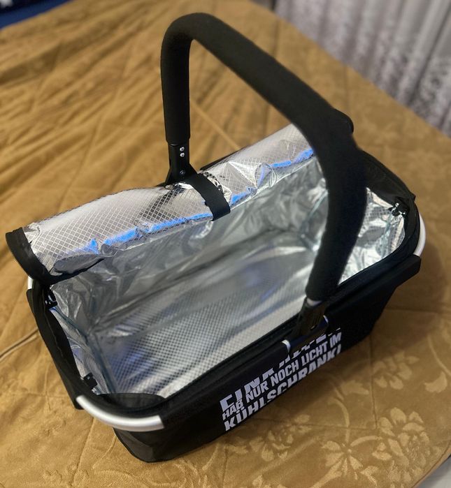 Torba na stelażu termiczna koszyk