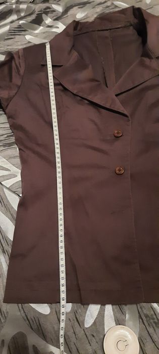 Marynarka brązowa taliowana sportowa super do spodni