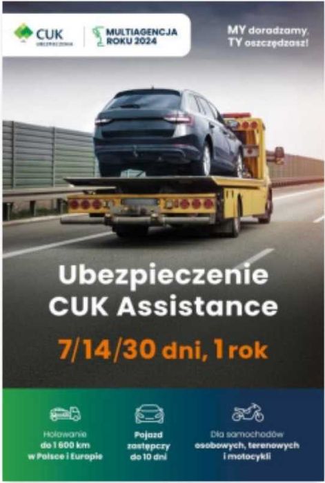 OC, AC, Assistance , FIRMA, Travel - 24 TU do wyboru - CUK Namysłów PP